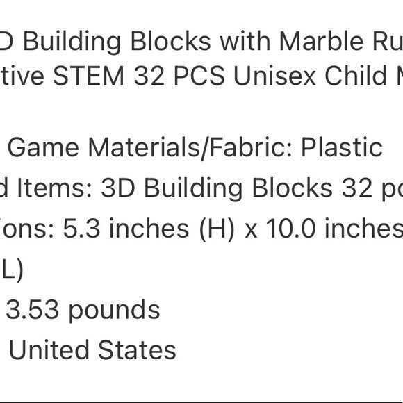 STEM kids toy, 3D magnetic building pieces and 2 wooded balls marble run toys - Picture 7 of 7